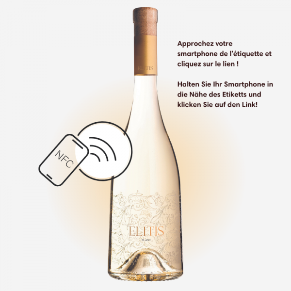 Bottle of Elitis des Artisans Vignerons d'Yvorne sweet wine